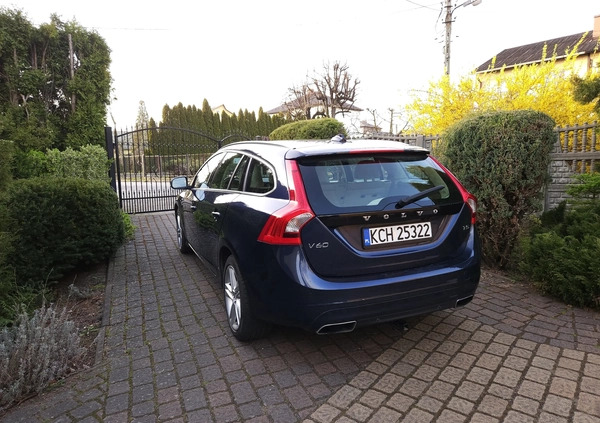 Volvo V60 cena 71500 przebieg: 99000, rok produkcji 2015 z Libiąż małe 254